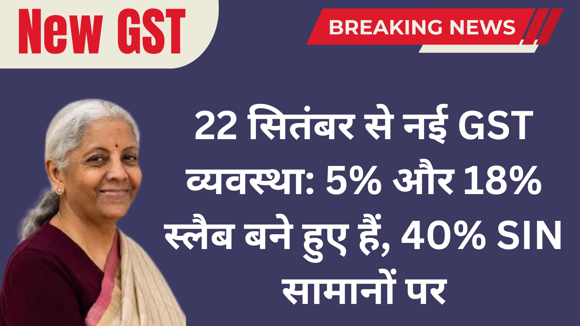GST 2.0: 22 सितंबर से हुआ बड़ा बदलाव, जानिए किन चीजों के दाम होंगे कम! 6 GST Rate Changes 2025