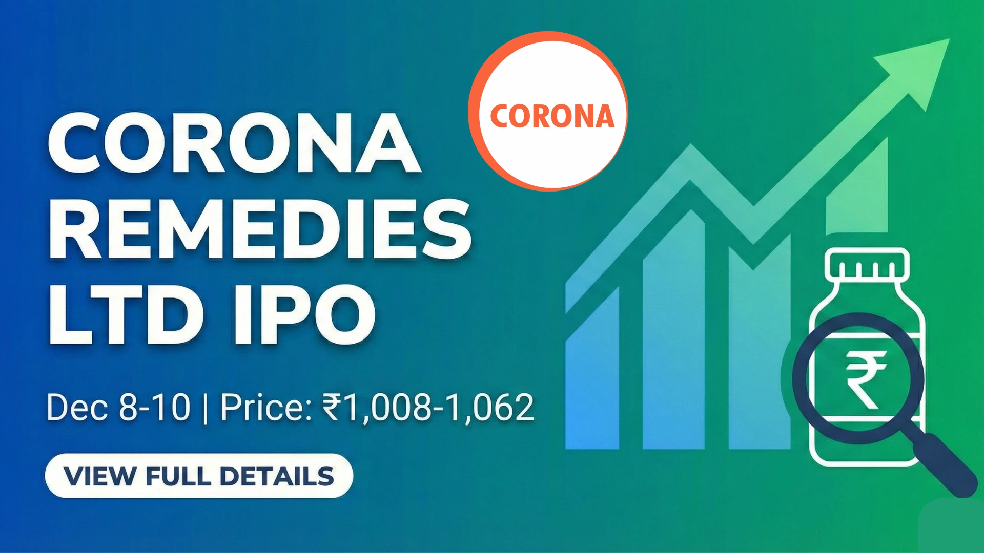 Corona Remedies Ltd IPO
